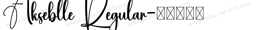 Akseblle Regular字体转换